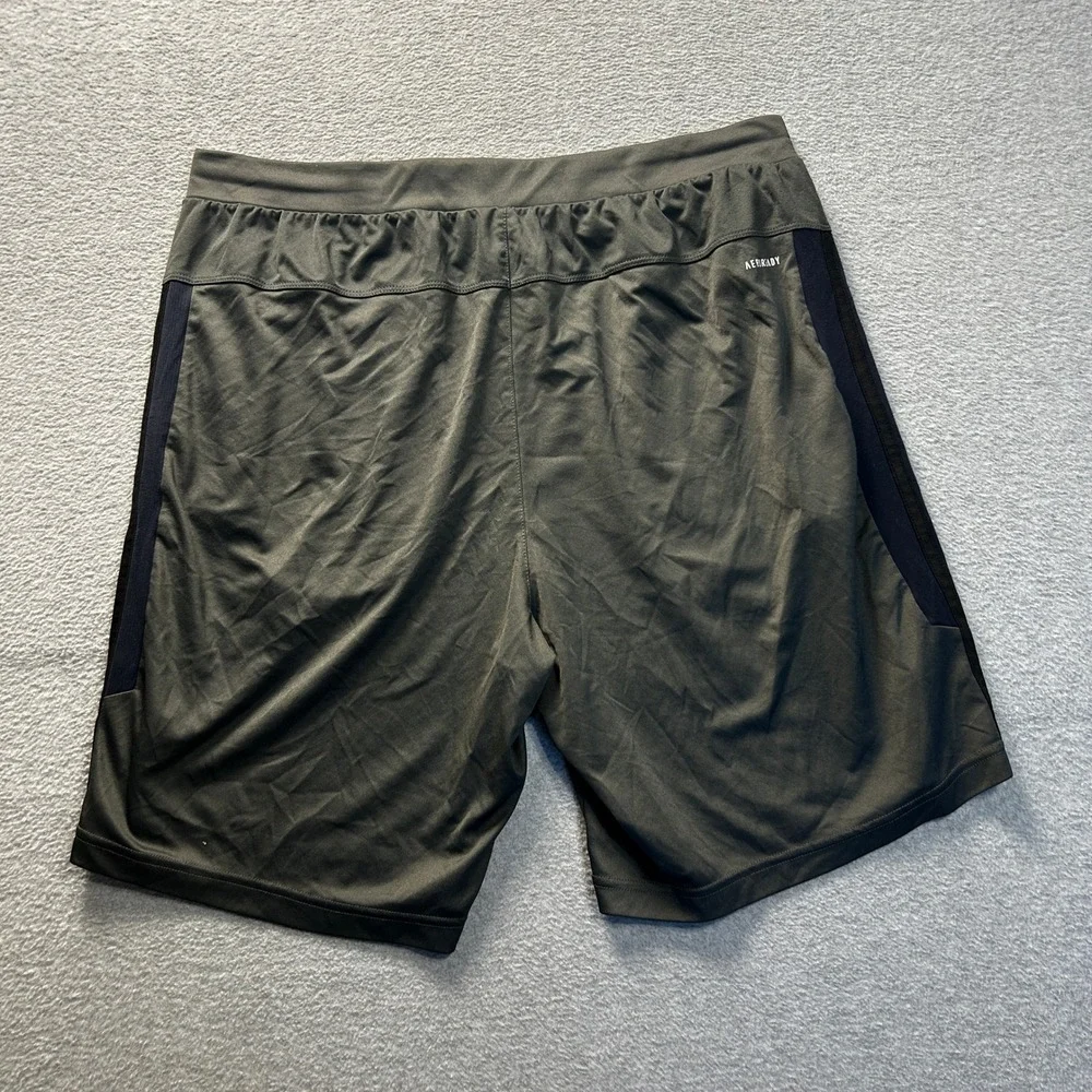 Adidas‎ Training Shorts Mens Gray Black Athletic Performance Gym Activewear